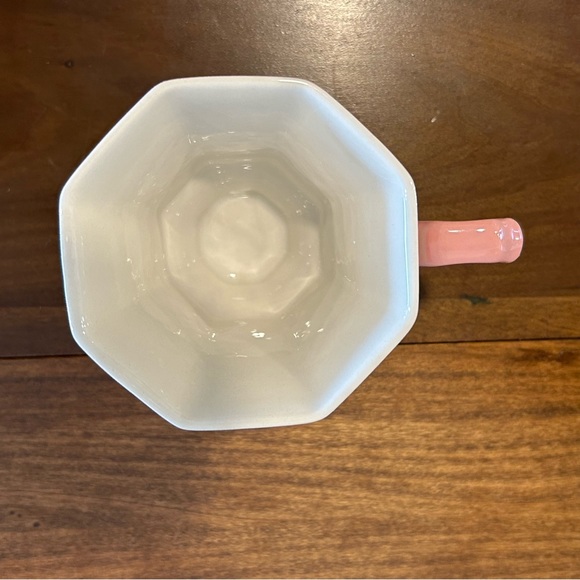 3 pc Luncheon Place Setting Independence Ironstone Pink Mary Jane Octagonal - Picture 6 of 8